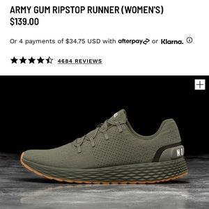 NOBULL Dark Green Ripstop Runner Shoes (Only Tried On)